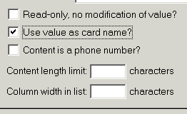Use value as card name